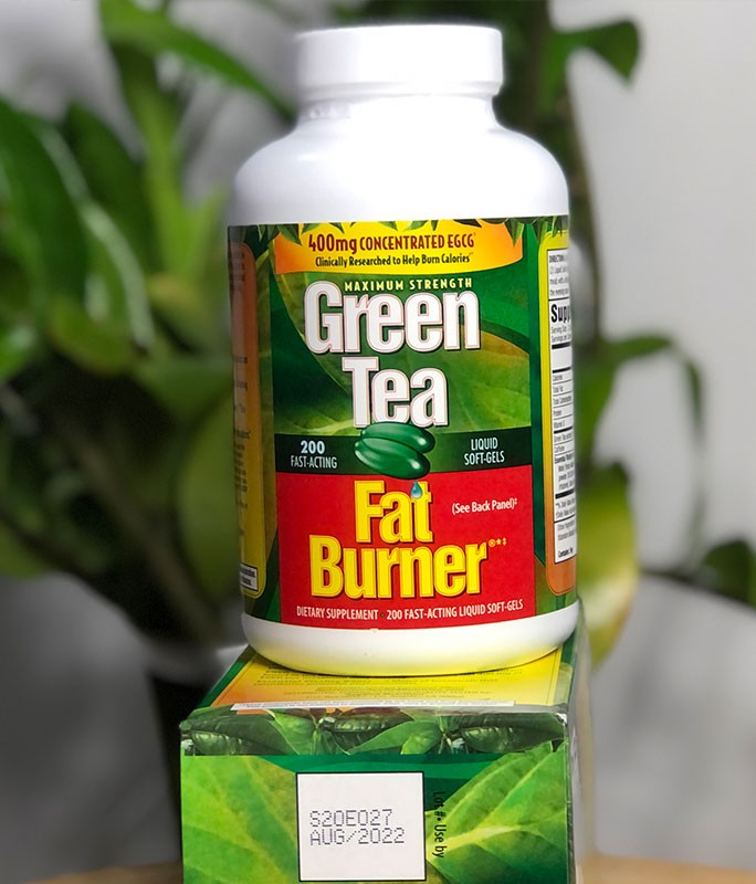 Viên uống giảm cân trà xanh Green Tea Fat Burner 400mg