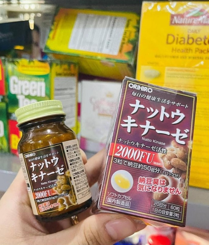 Viên uống hỗ trợ điều trị tai biến Nattokinase