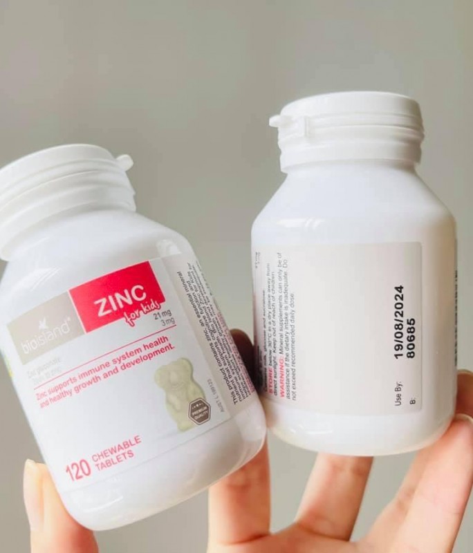 Viên Bổ sung Kẽm Bio Island cho bé của Úc Bio Island Zinc