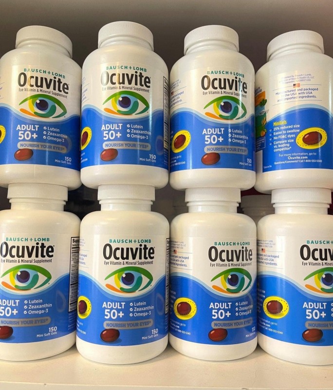 Thuốc bổ mắt Ocuvite A dult 50+