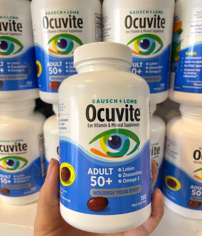 Thuốc bổ mắt Ocuvite A dult 50+