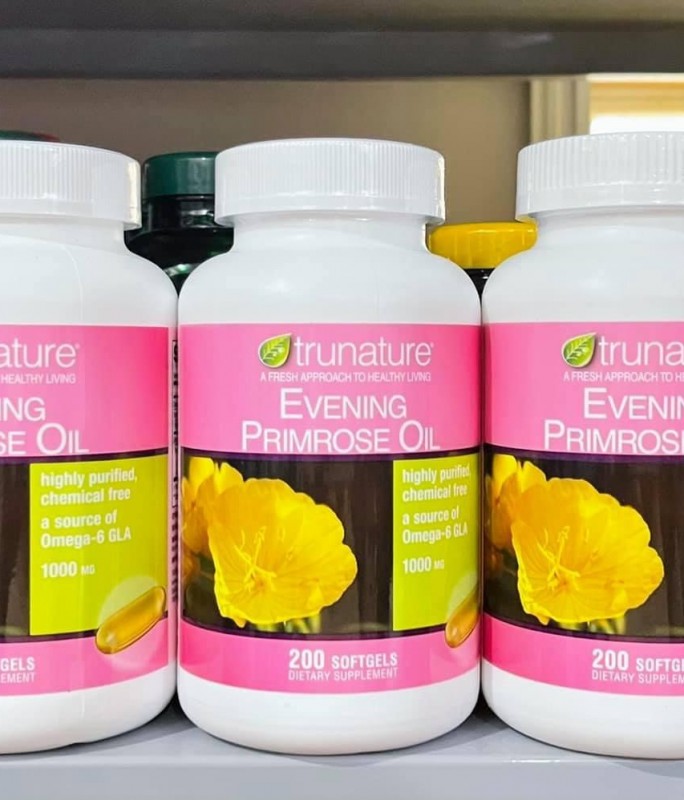 Viên uống hoa anh thảo Mỹ Trunature Evening Primrose Oil