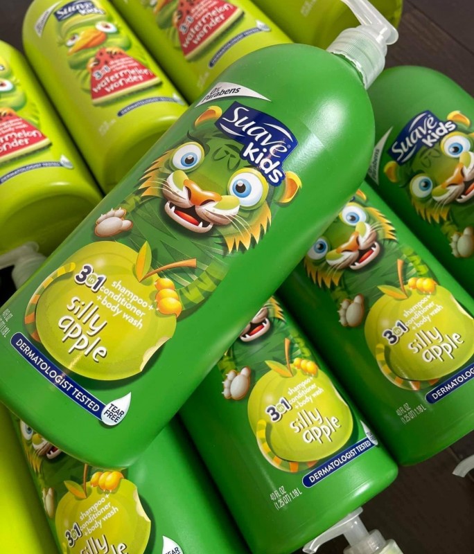Sữa tắm gội Suave Kids 3in1