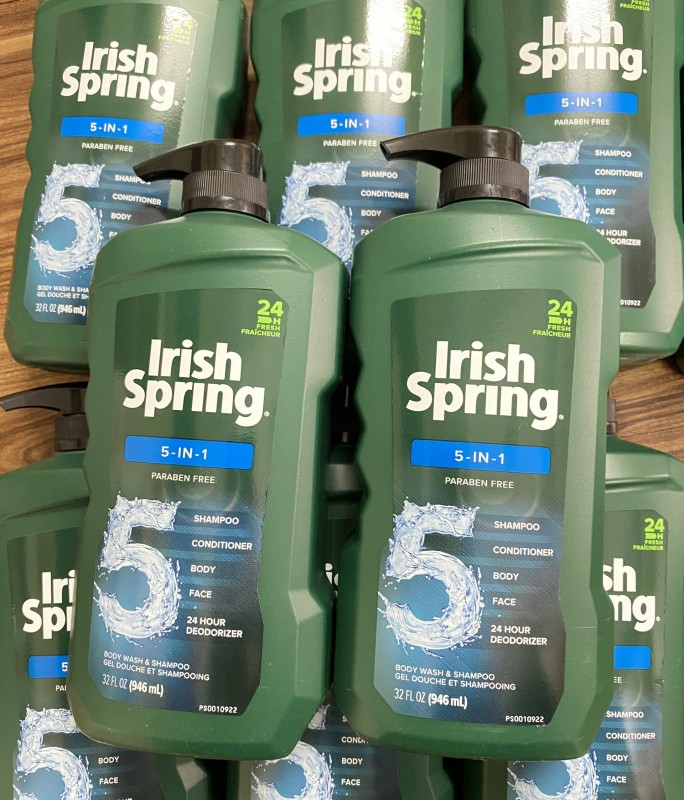 Sữa Tắm Gội Irish Spring 5 in 1 946ml Hàng Mỹ