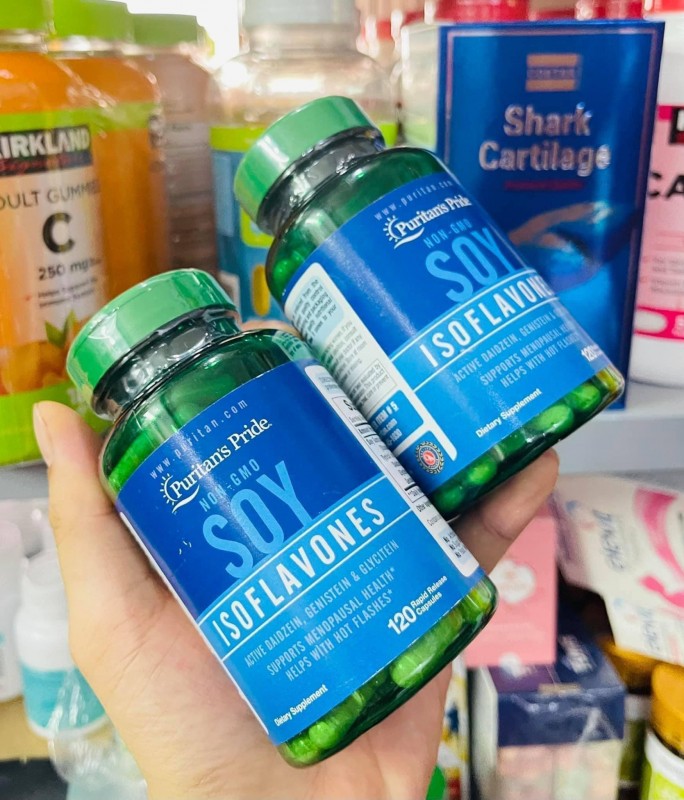Thuốc mầm đậu nành SOY Puritan's Pride 120 viên