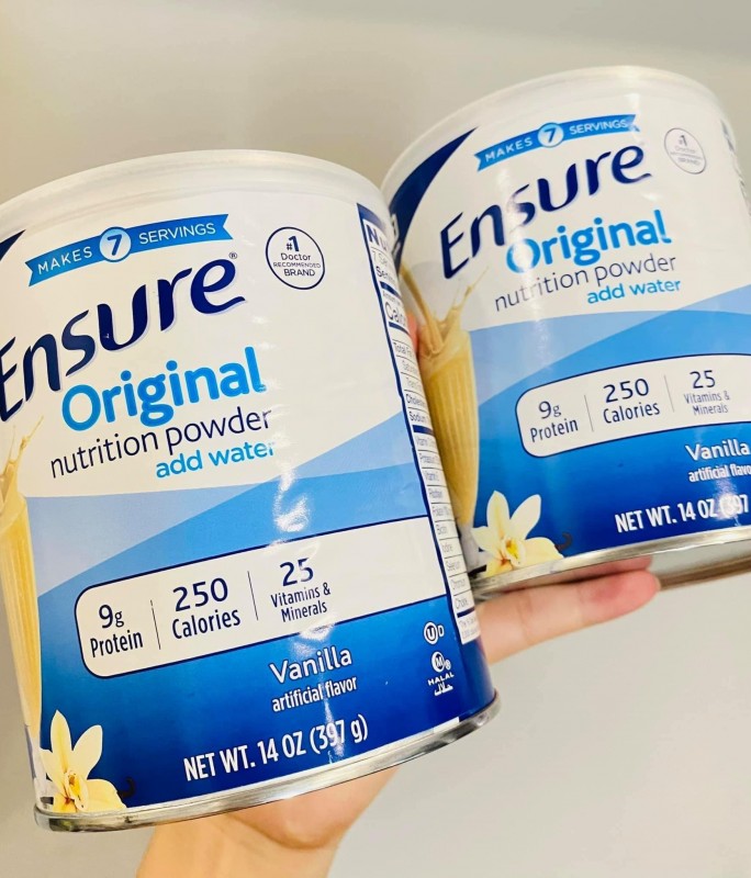 SỮA ENSURE 397G MỸ CHÍNH HÃNG CHUẨN AIR