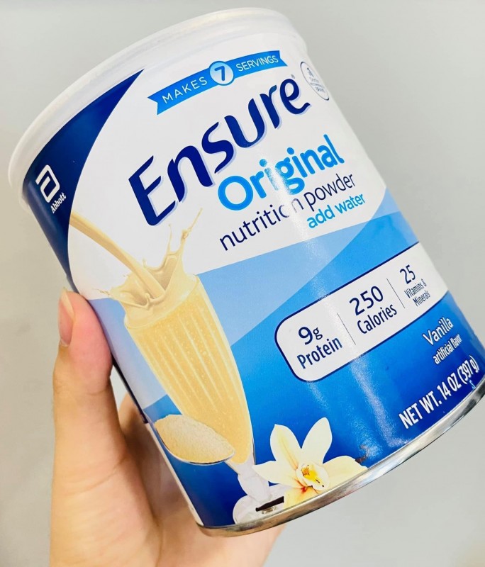 SỮA ENSURE 397G MỸ CHÍNH HÃNG CHUẨN AIR