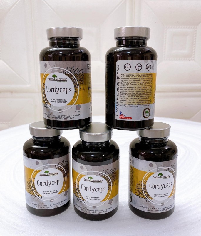 Đông Trùng Hạ Thảo Aloha Pure Cordyceps 90 viên/lọ