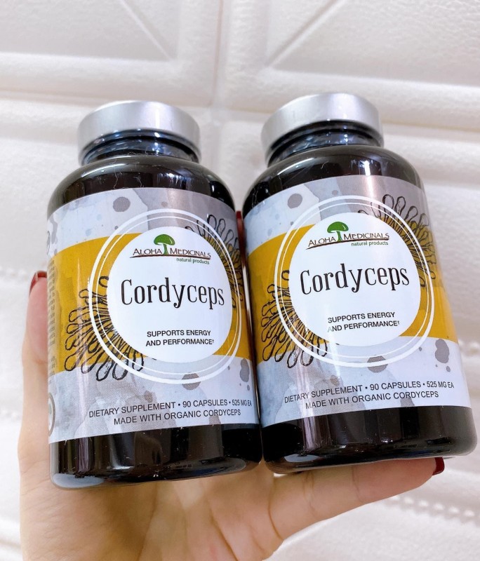 Đông Trùng Hạ Thảo Aloha Pure Cordyceps 90 viên/lọ