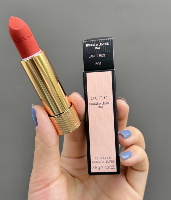 Son Gucci Màu 505 Janet Rust Matte Đỏ Đất Thời Thượng